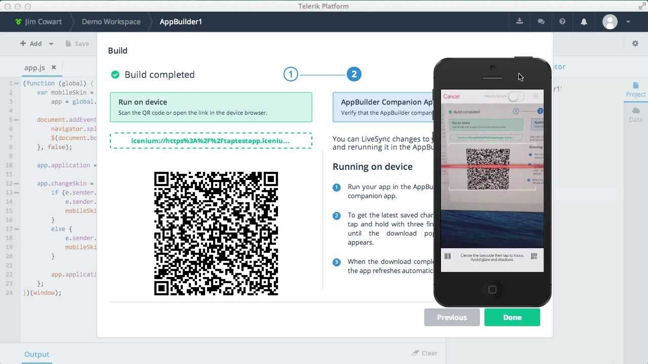 The AppBuild r