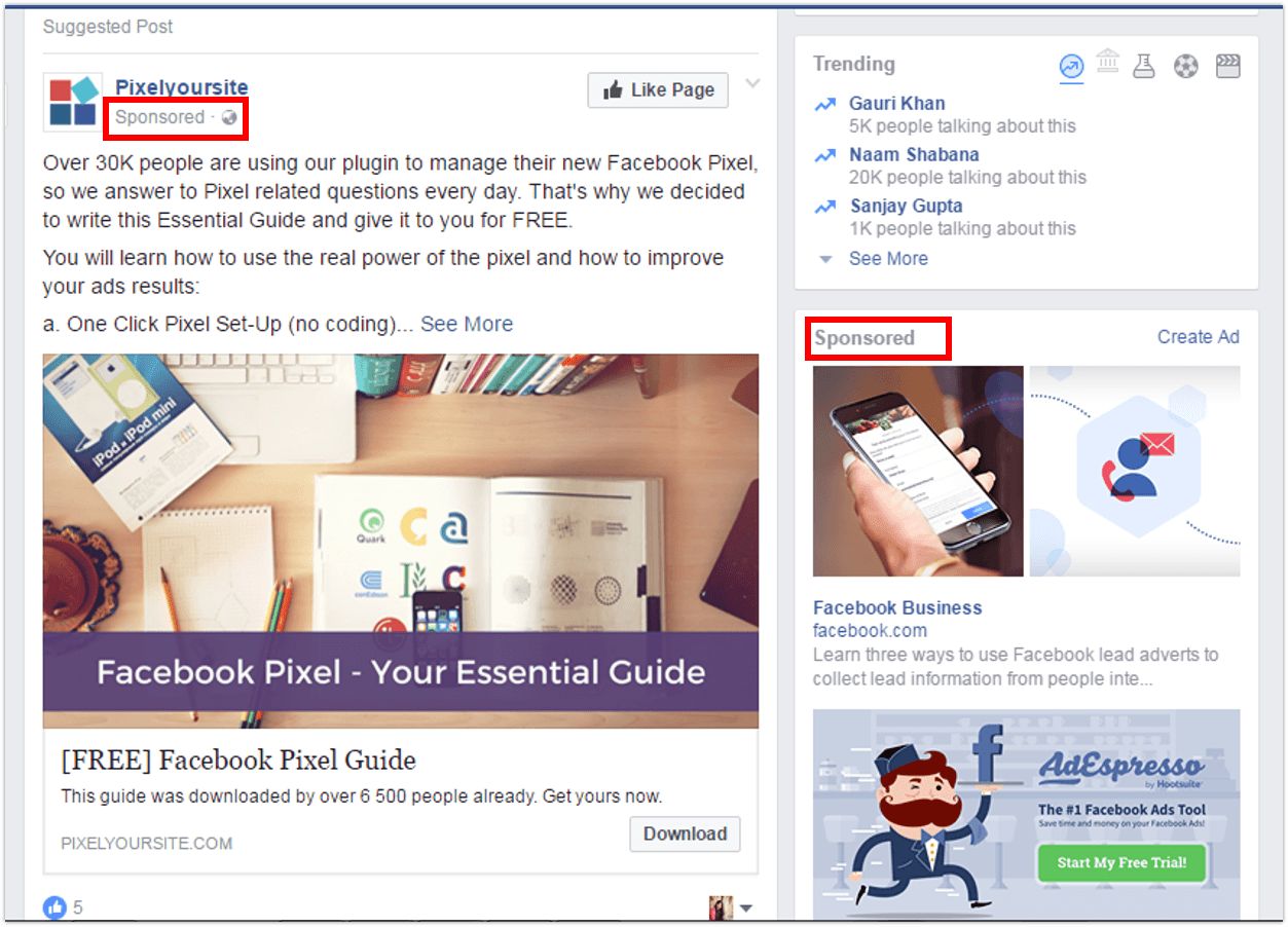 Facebook ADs