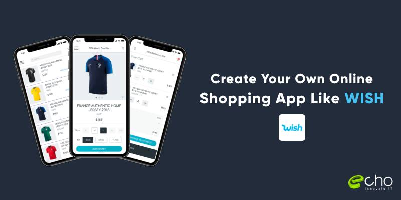 Create shopping app like wish