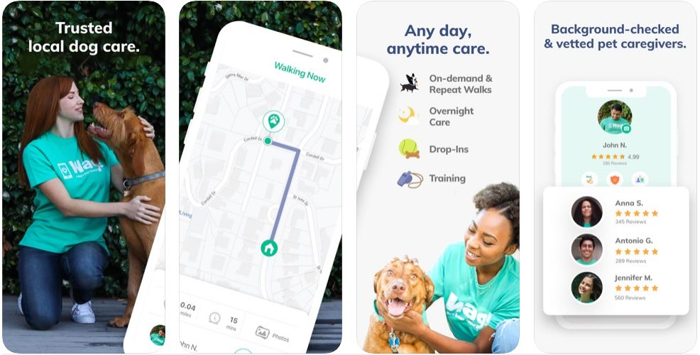 dog walking app wag