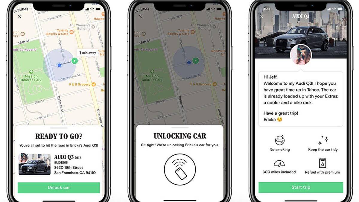 Develop an app like Turo
