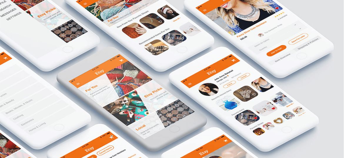 cost to create shopping app like etsy