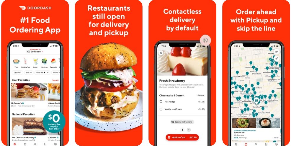 how does doordash make money