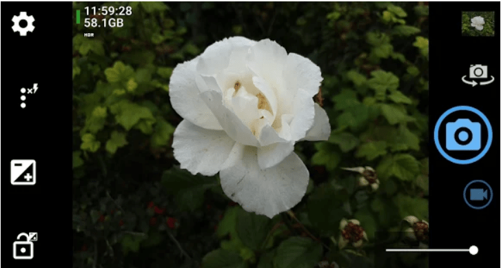 Open camera app for android