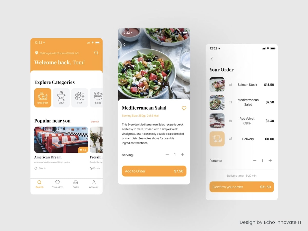Restaurant Menu Examples