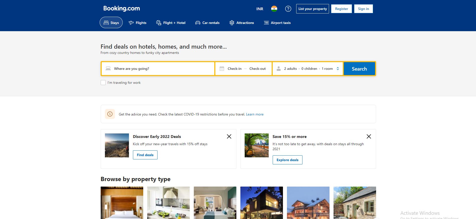 booking app like airbnb