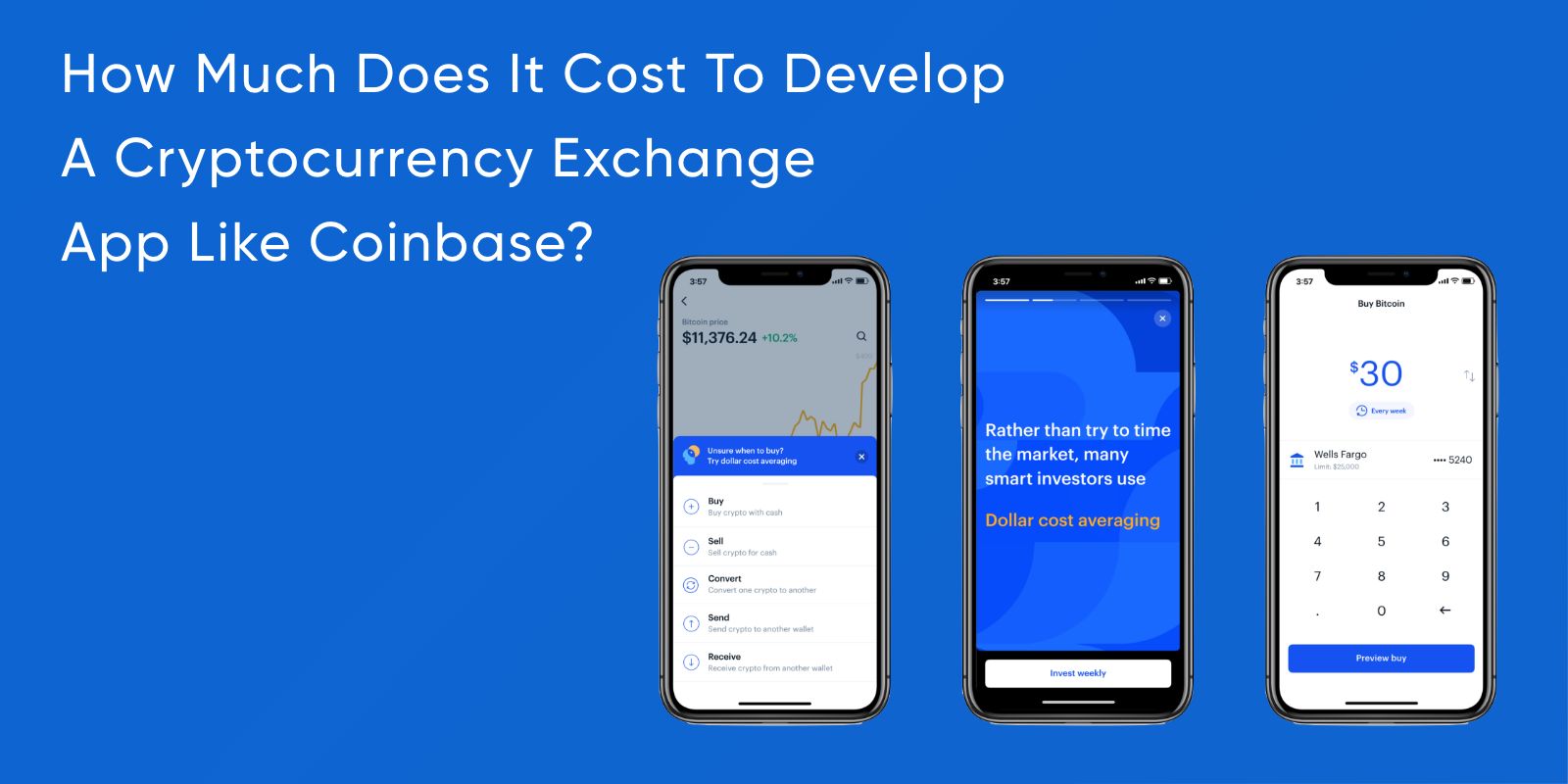 cost of cyptocurrency app development