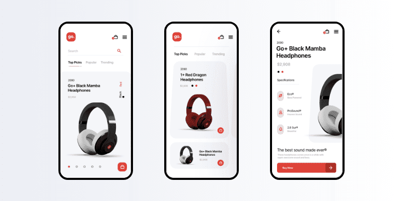 electronics product selling store development