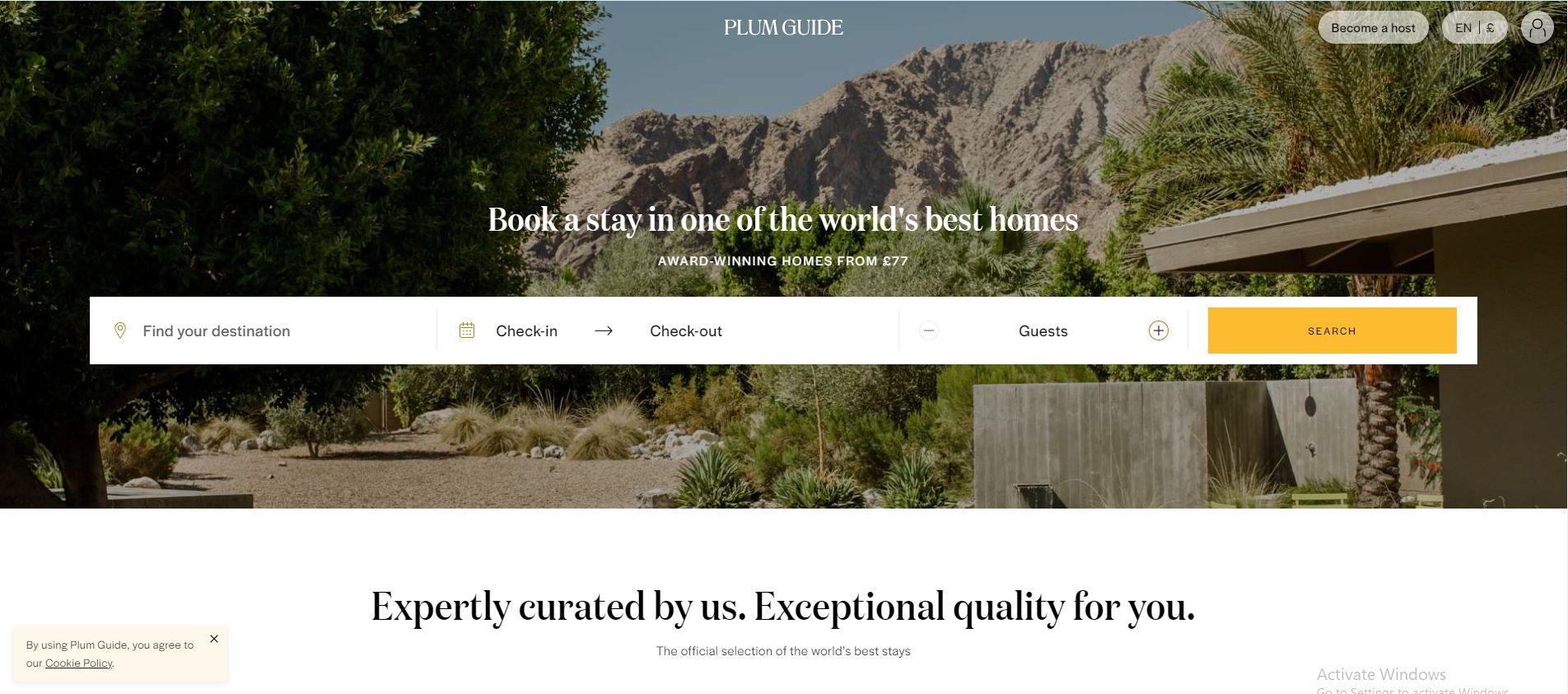 plumguide app like airbnb