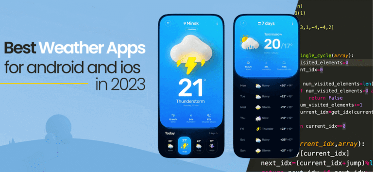 Best Weather Apps for Android and iOS