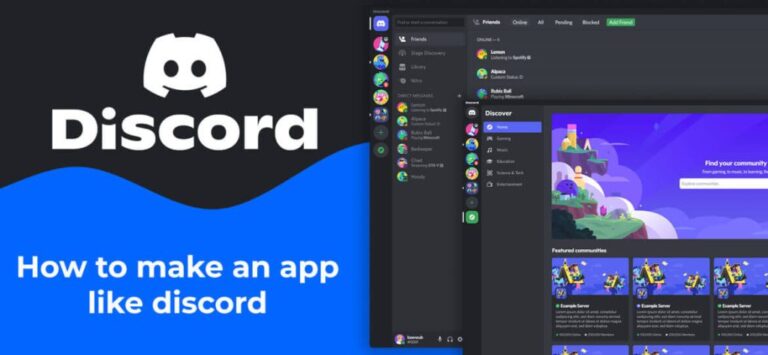 How to make an app like discord?