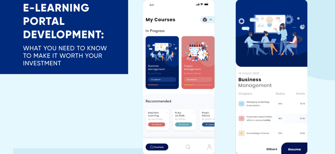 elearning portal development