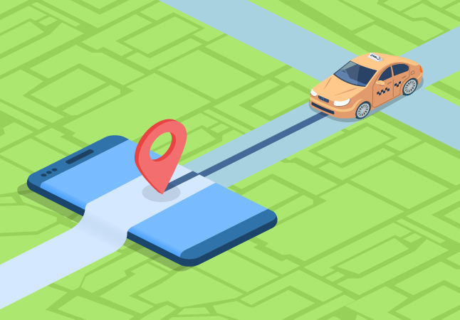 Parkin spot locator app