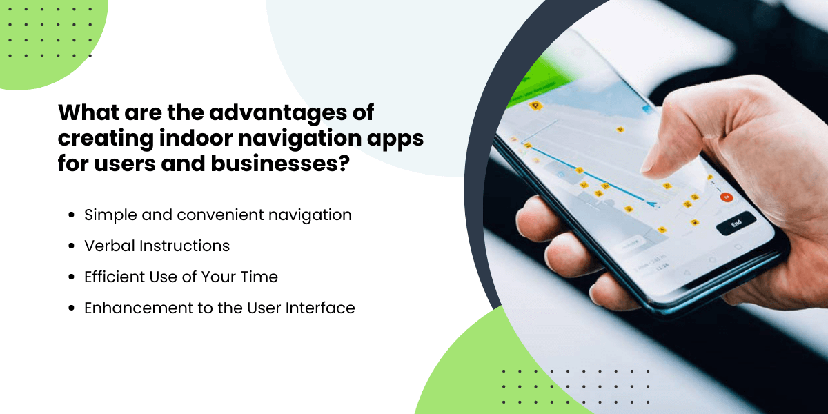advantages for indoor navigation apps