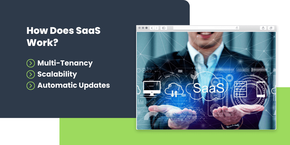 how does saas work