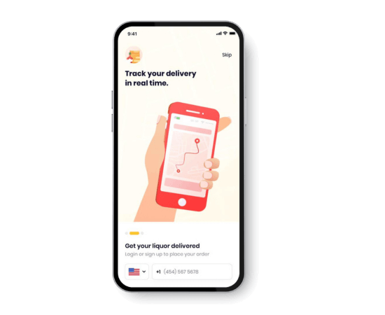 Liquor Delivery App driver