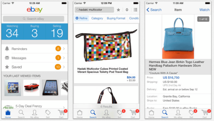 MCommerce IOS Applications