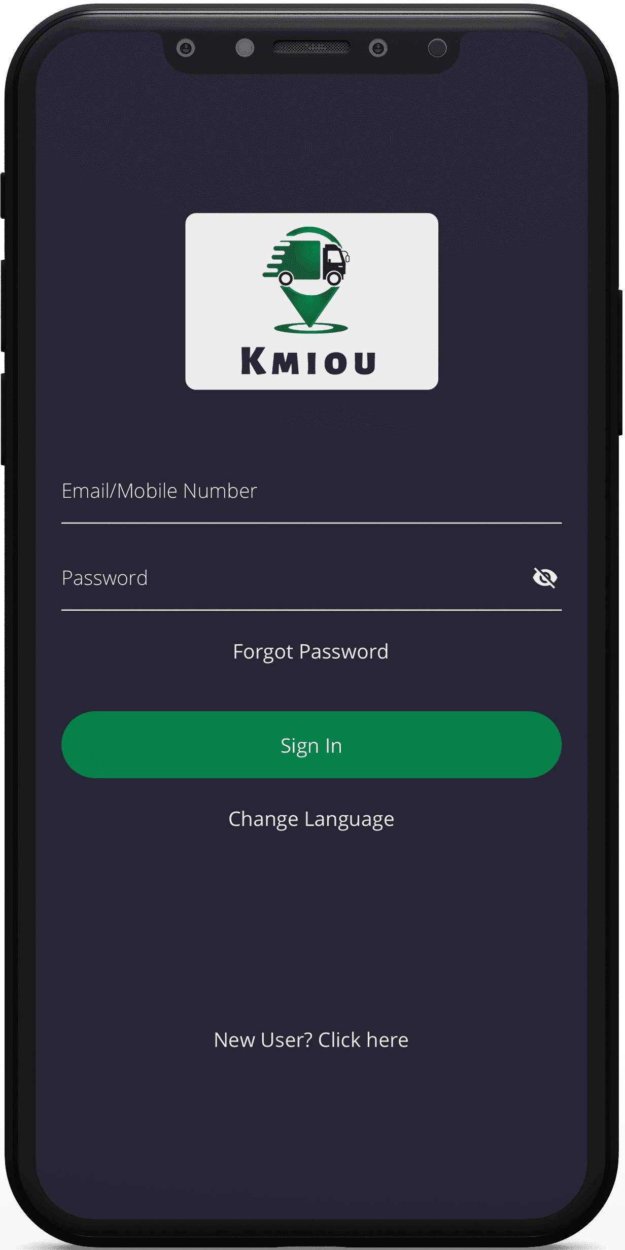 sign in screen mobile 3