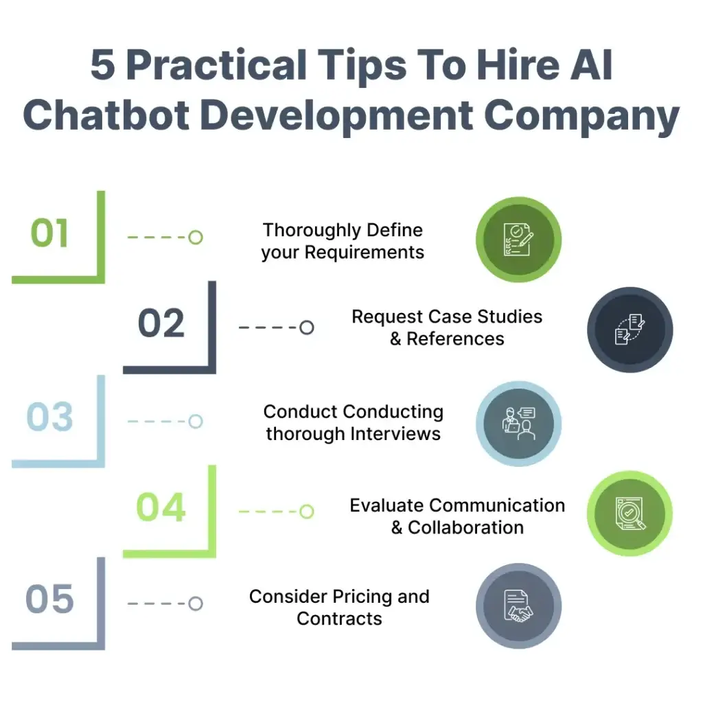 5 Practical Tips To Hire AI Chatbot Development Company