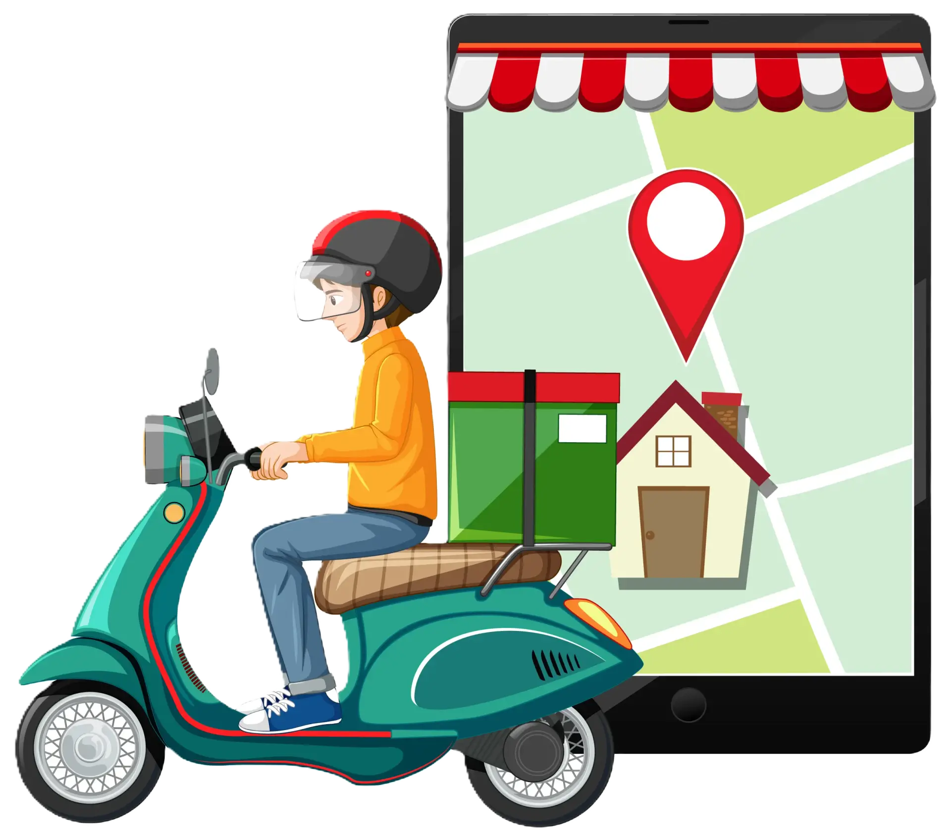 Food delivery app experience