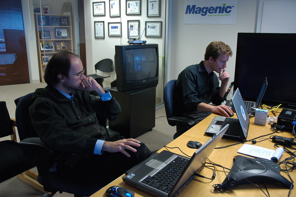 Two software programmers — cross-platform team