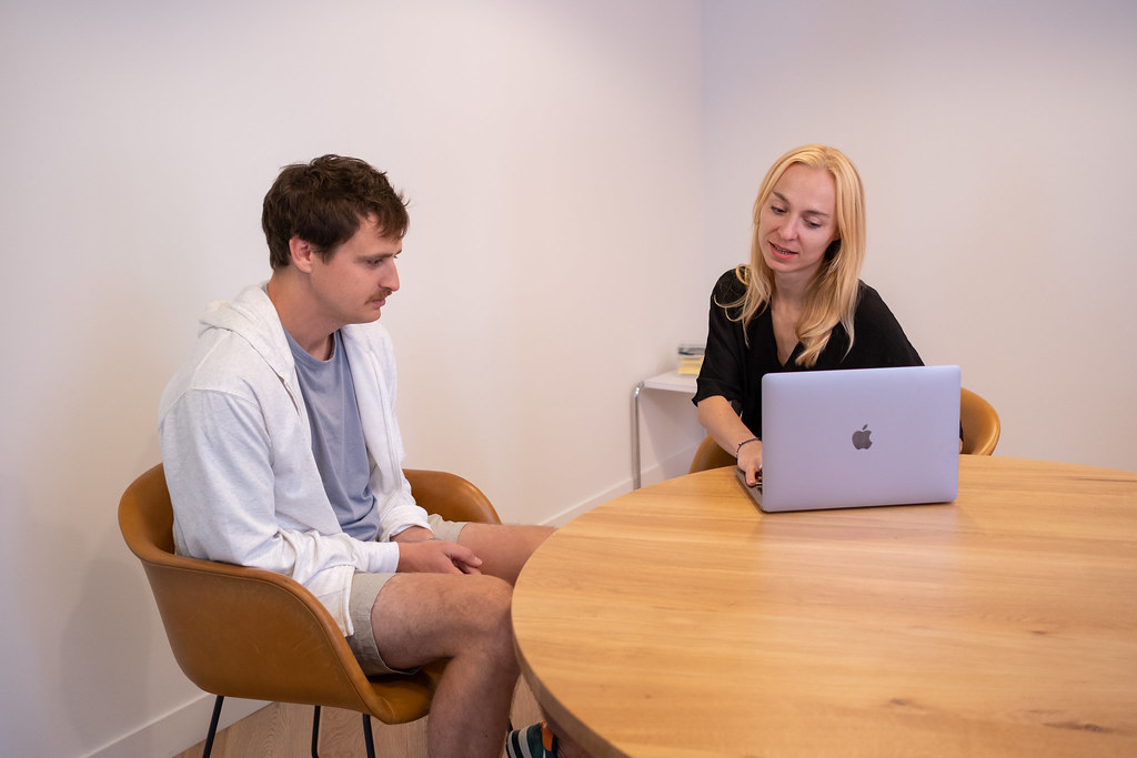 Cross-functional team reviewing the Helix unified operations platform