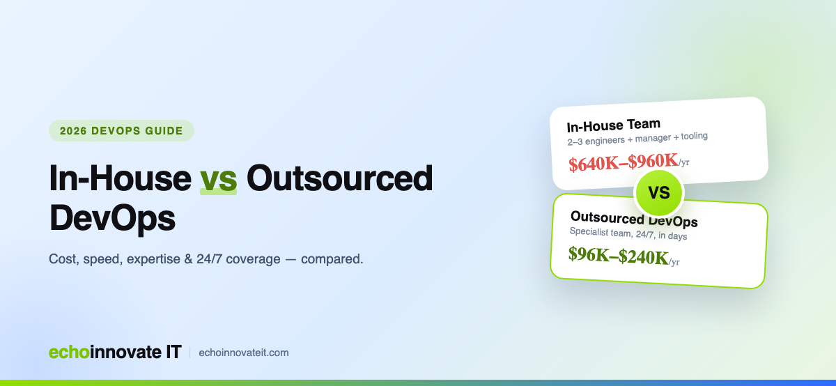 In-house vs outsourced DevOps cost comparison 2026